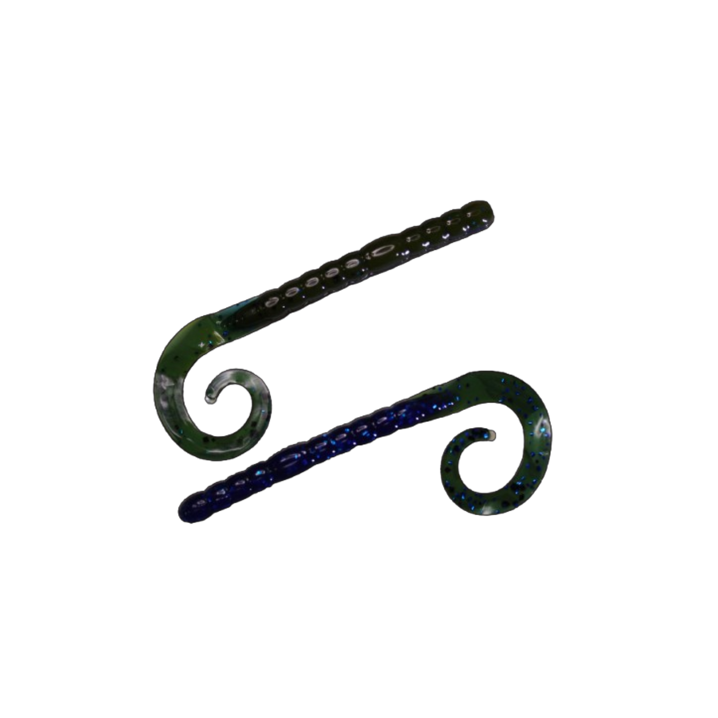 7" Curly Tail Worm - 10/Pack