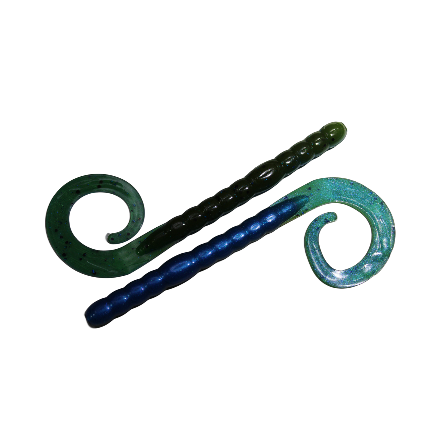 7" Curly Tail Worm - 10/Pack
