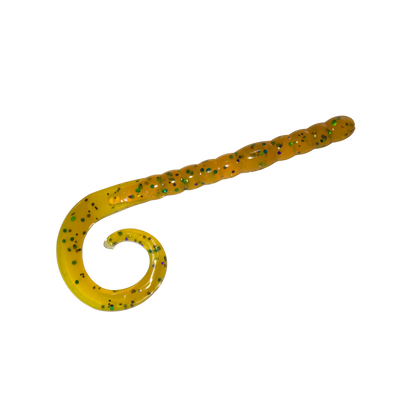 7" Curly Tail Worm - Fall Magic